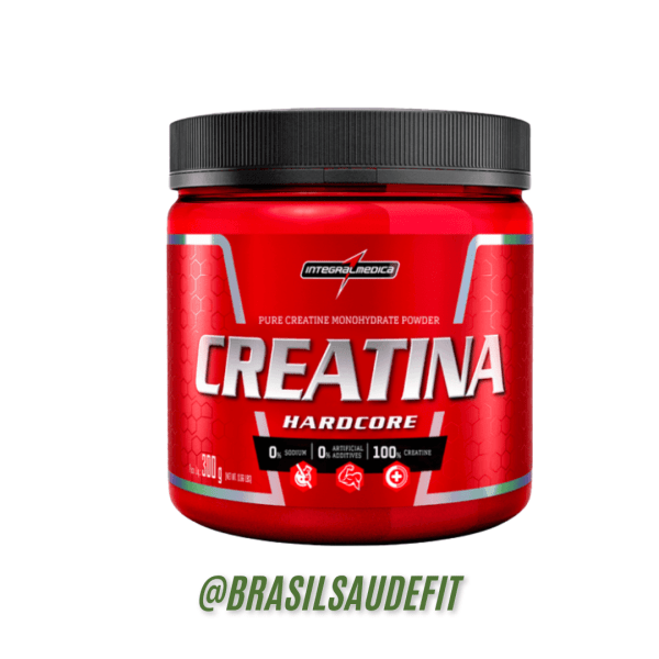 Creatina 100% Pura 300g Hardcore Integral