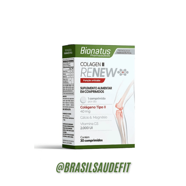 Colagen Renew Tipo II 30 Comp Bionatus