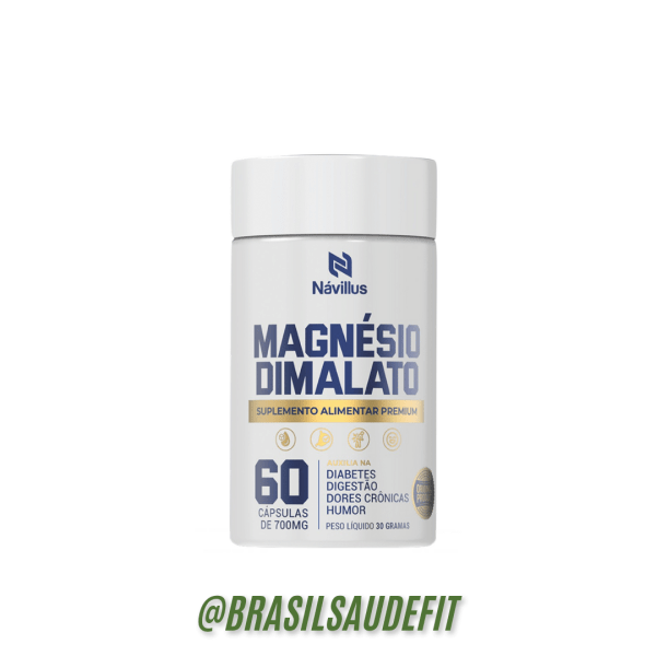 Magnésio Dimalato – Energia e Suporte Muscular 60 Cáps – Návillus