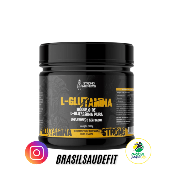 Glutamina Pura 300G Strong Recuperação , Imunidade e Desempenho