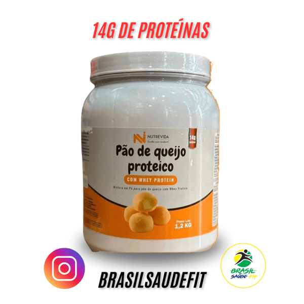 Pão de queijo protéico com whey 1.2kg Nutrevida