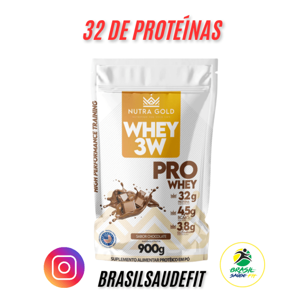 NUTRA WHEY PRO 3W - CHOCOLATE - 900g - SACHÊ