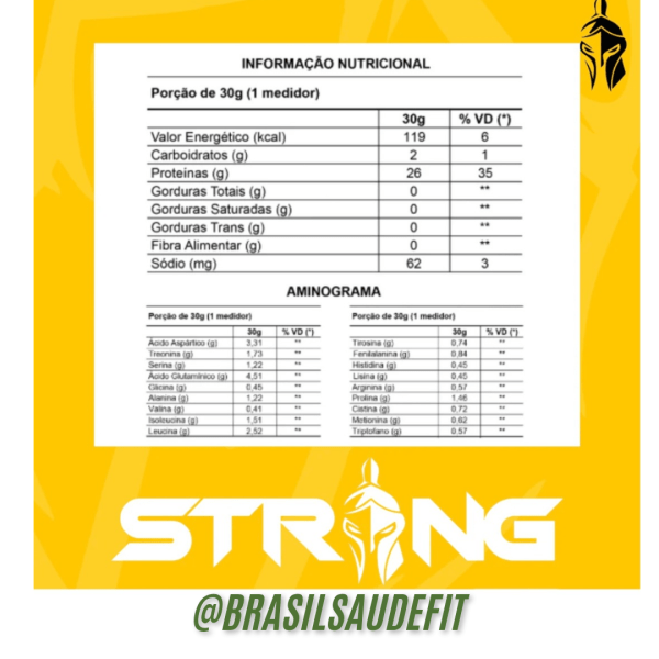 Whey Isolado 900G Strong Sabor Natural - Image 2