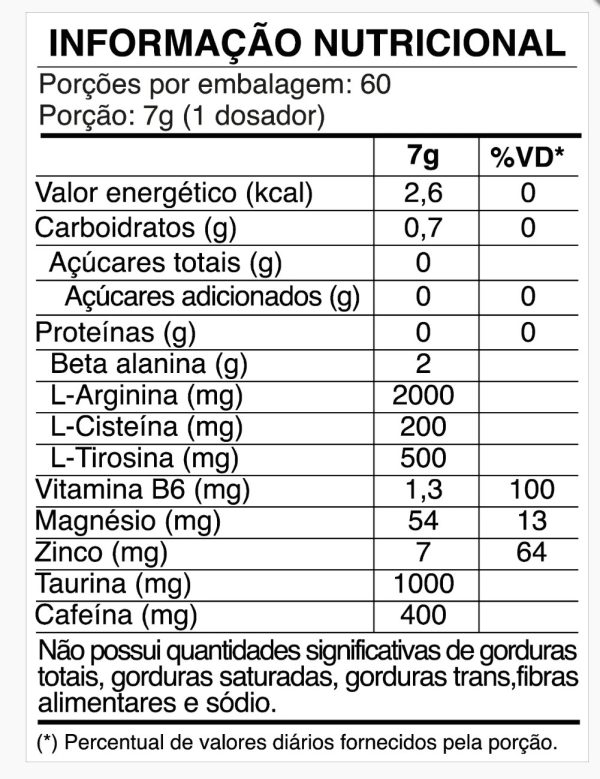BAGDÁ PRÉ-TREINO 60 DOSES  Frutas tropicais - Image 2