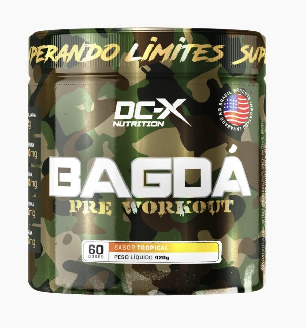 BAGDÁ PRÉ-TREINO 60 DOSES  Frutas tropicais