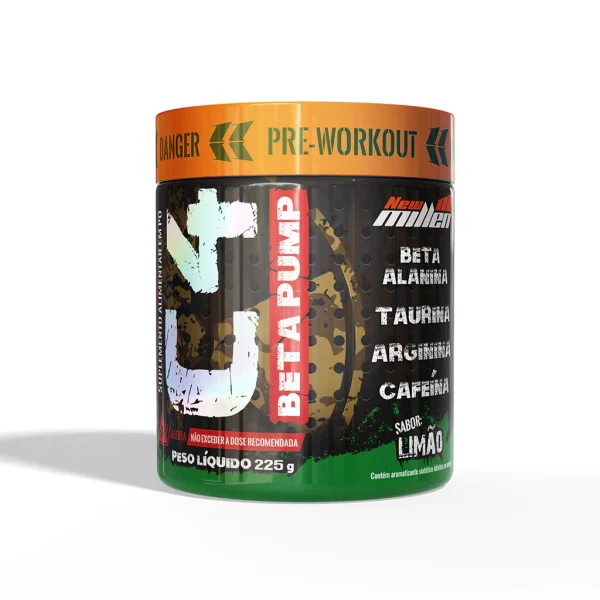 Pré treino C4 BETA PUMP 225g limão
