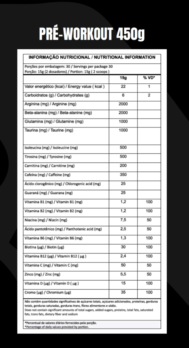 MIURA PRÉ WORKOUT 450G - Image 2