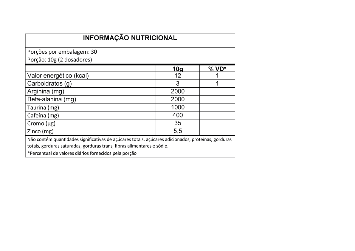 Pré Workout Silverback - 300g Pina colada - Image 3