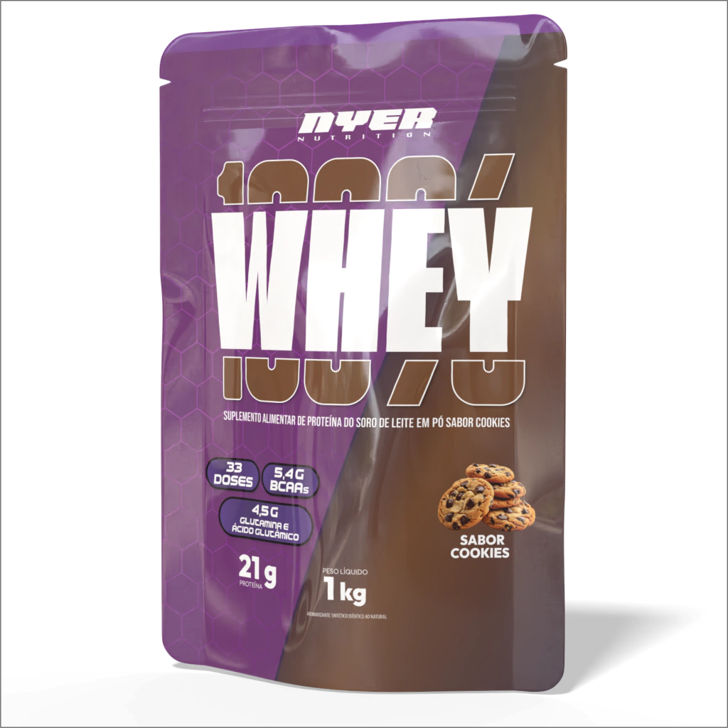 Whey Protein 100% 1KG Nyer Coockies