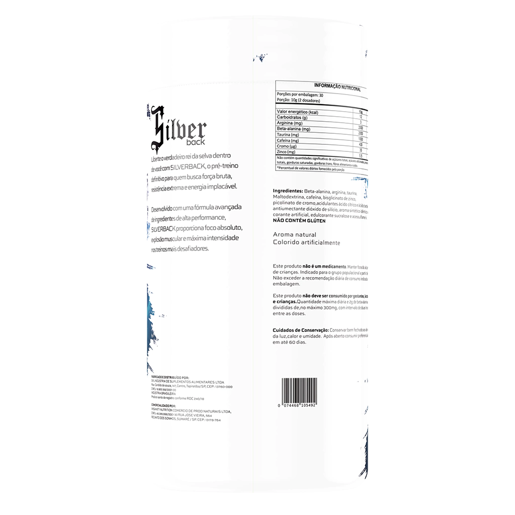 Pré Workout Silverback - 300g Pina colada - Image 2