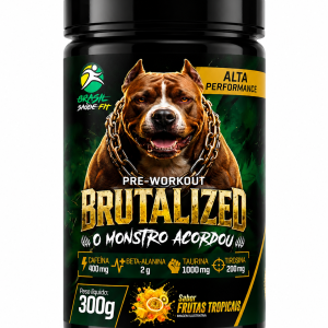 Pré-treino Brutalized 300g | Sabor Frutas Tropicais Lançamento 2026