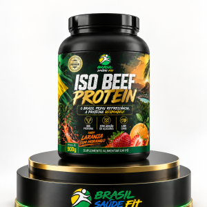 ISO BEEF PROTEIN 900g | LANÇAMENTO Sabor Laranja com morango